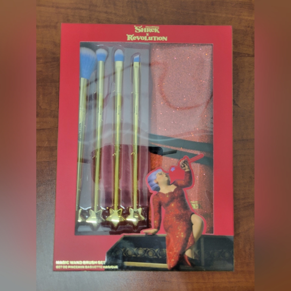 Shrek Revolution Magic Wand Brush Set NIB
